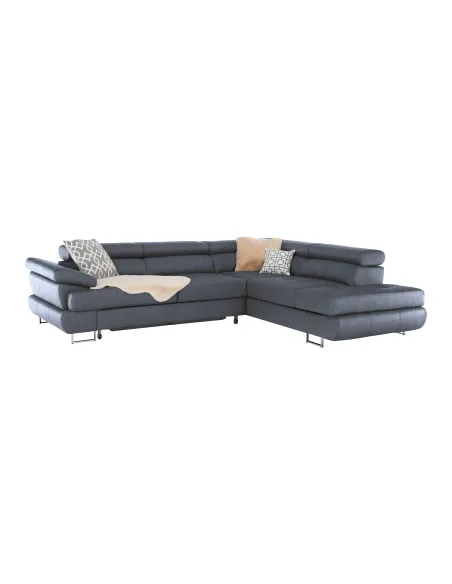 Canapea BUTON R, living, 275x225 cm, Țesătură Soro, picioare metalice | MobilaOK