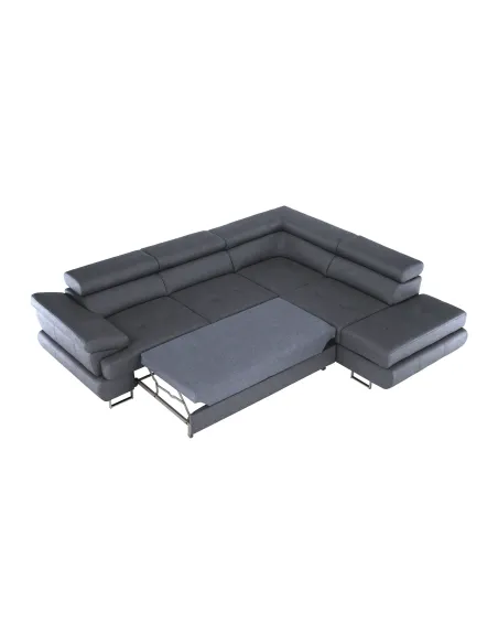 Canapea BUTON R, living, 275x225 cm, Țesătură Soro, picioare metalice | MobilaOK