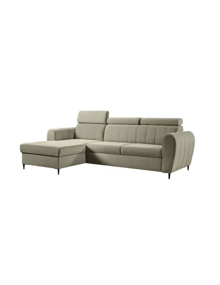 Canapea extensibilă KORIO living 262x175x91/103 cm stofă Paros 02 bej | MobilaOK