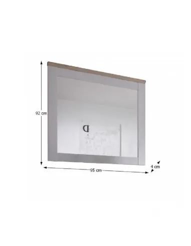 Oglindă PROVENSAL, hol, 95x92x4 cm, PAL înfoliat | MobilaOK