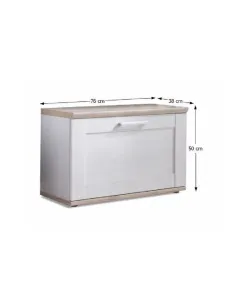 Pantofar PROVENSAL pentru hol, 76x50x38 cm, PAL înfoliat | MobilaOK 2