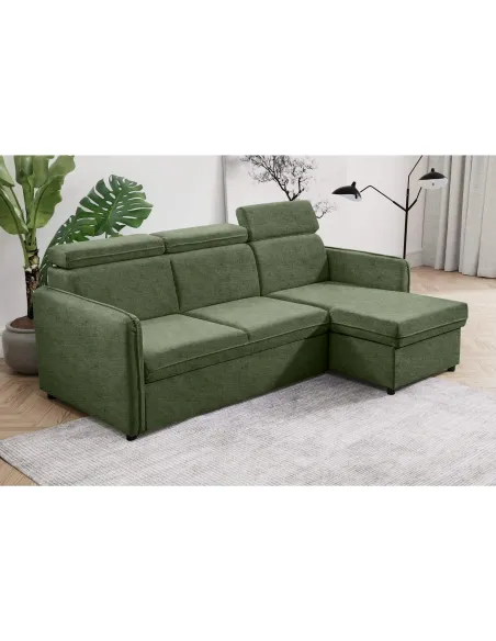 Canapea extensibilă ALECHANDRO B, living, 220x140x84/97 cm, stofă Enjoy 47 | MobilaOK