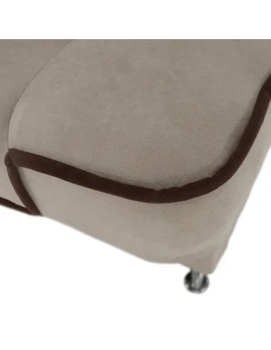 Canapea PERSI, living, 195x88x95 cm, tesatura Soro, picioare crom | MobilaOK