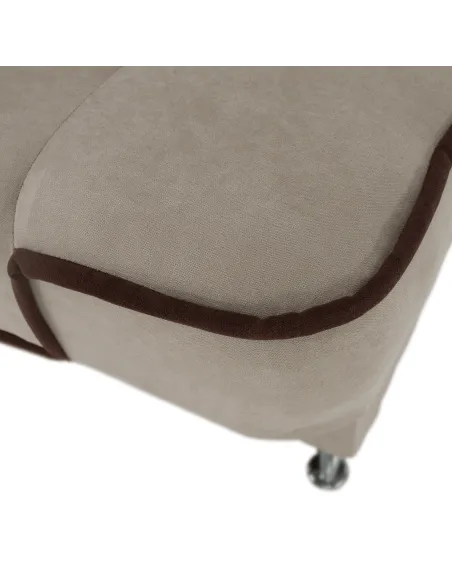 Canapea PERSI, living, 195x88x95 cm, tesatura Soro, picioare crom | MobilaOK