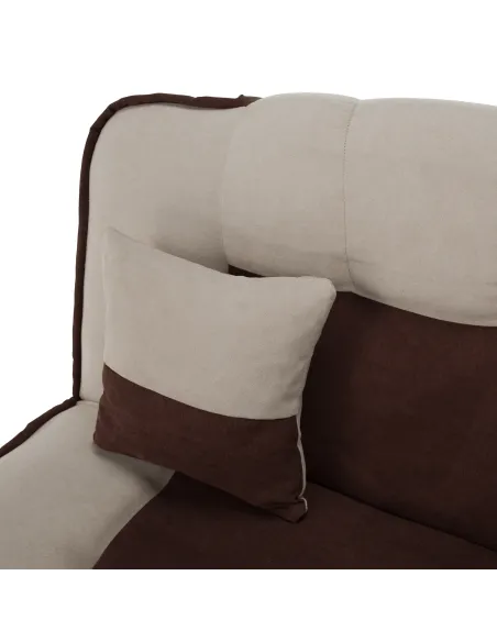 Canapea PERSI, living, 195x88x95 cm, tesatura Soro, picioare crom | MobilaOK