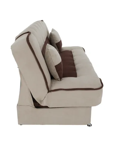 Canapea PERSI, living, 195x88x95 cm, tesatura Soro, picioare crom | MobilaOK