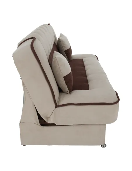 Canapea PERSI, living, 195x88x95 cm, tesatura Soro, picioare crom | MobilaOK
