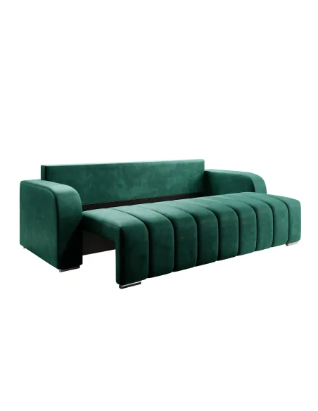 Canapea extensibilă KONDELA pentru living, 245x90x86 cm, material impermeabil | MobilaOK