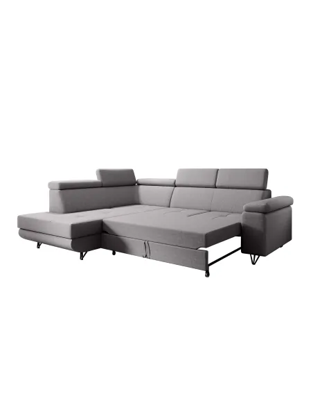 Canapea extensibilă JOGI ROH, living, 250x183x76/90 cm, spumă și stofă Soro | MobilaOK