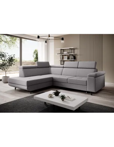 Canapea extensibilă JOGI ROH, living, 250x183x76/90 cm, spumă și stofă Soro | MobilaOK