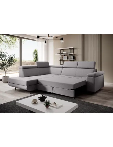 Canapea extensibilă JOGI ROH, living, 250x183x76/90 cm, spumă și stofă Soro | MobilaOK