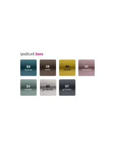 Canapea extensibilă OREO U, living, 320x202/155x88/103 cm, Ţesătură Soro 23 | MobilaOK 2