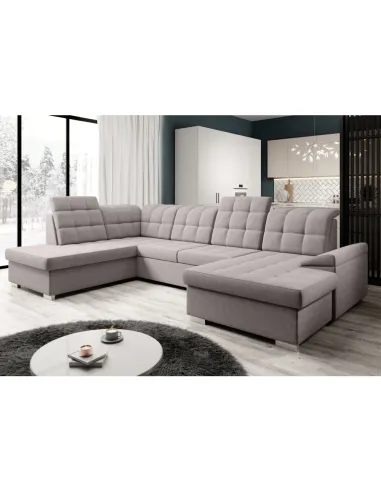 Canapea extensibilă OREO U, living, 320x202/155x88/103 cm, Ţesătură Soro 23 | MobilaOK