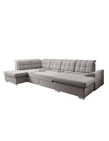 Canapea extensibilă OREO U, living, 320x202/155x88/103 cm, Ţesătură Soro 23 | MobilaOK