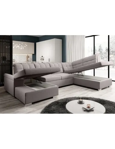 Canapea OREO U, living, 320x202x88/103 cm, Ţesătură Soro 23 | MobilaOK