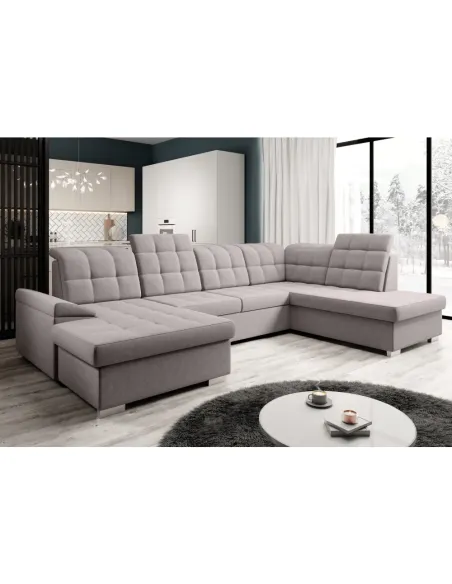 Canapea OREO U, living, 320x202x88/103 cm, Ţesătură Soro 23 | MobilaOK