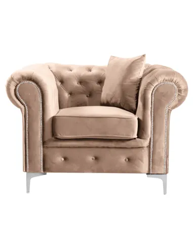 Fotoliu ROMANO living, 113x88x73 cm, stofă Velvet | MobilaOK