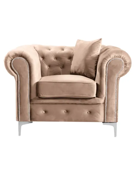 Fotoliu ROMANO living, 113x88x73 cm, stofă Velvet | MobilaOK