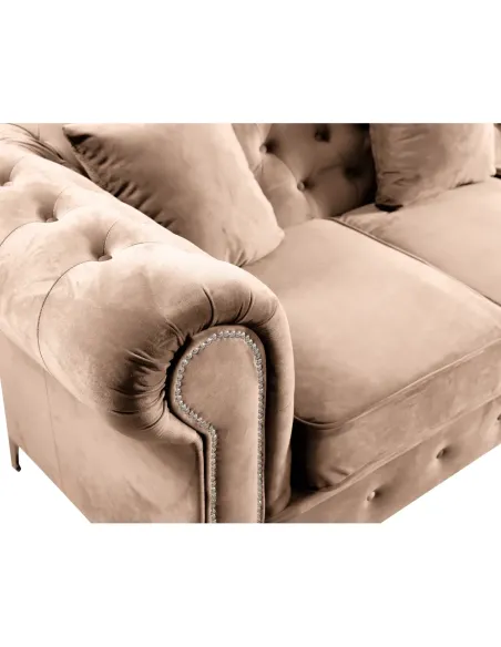 Fotoliu ROMANO living, 113x88x73 cm, stofă Velvet | MobilaOK