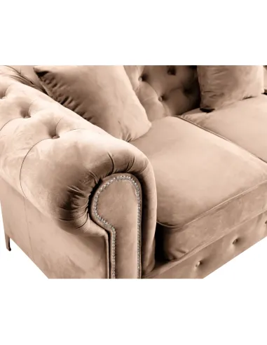 Canapea ROMANO, living, 185x88x73 cm, stofă Velvet, KONDELA | MobilaOK