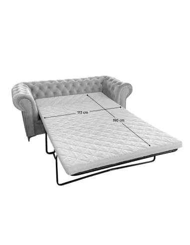 Canapea ROMANO, living, 185x88x73 cm, stofă Velvet | MobilaOK