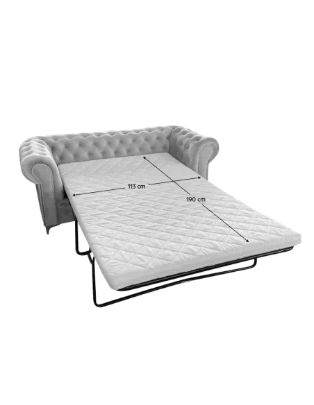 Canapea ROMANO, living, 185x88x73 cm, stofă Velvet | MobilaOK