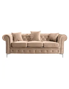 Canapea ROMANO, living, 215x88x73 cm, stofă Velvet, KONDELA | MobilaOK