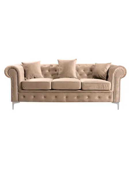 Canapea ROMANO, living, 215x88x73 cm, stofă Velvet, KONDELA | MobilaOK