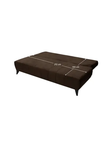 Canapea extensibilă BERO, living, 212x95x75/95 cm, PAL, Kronos 06 | MobilaOK