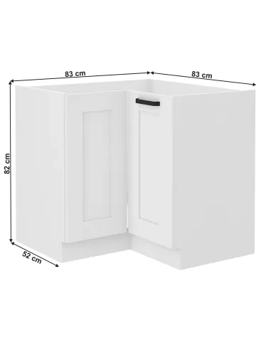 Dulap inferior de colţ LULA 89x89 | dormitor | 83x52x82 cm | PAL melaminat | MobilaOK