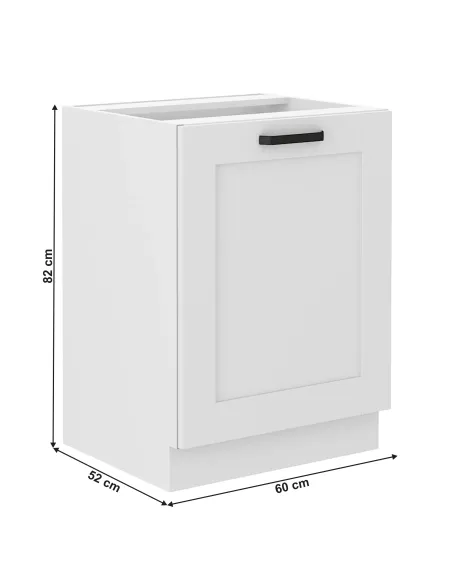 Dulap inferior, alb, LULA 60 D 1F BB | MobilaOK