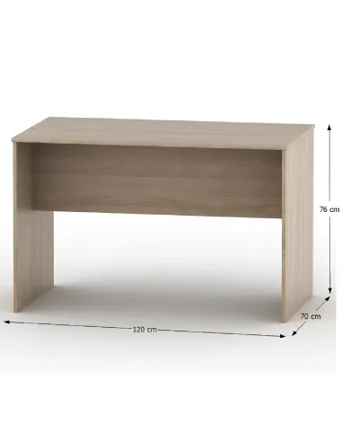 Masă TEMPO ASISTENT NEW 021, birou/dining, 120x76x70 cm, PAL melaminat stejar sonoma | MobilaOK