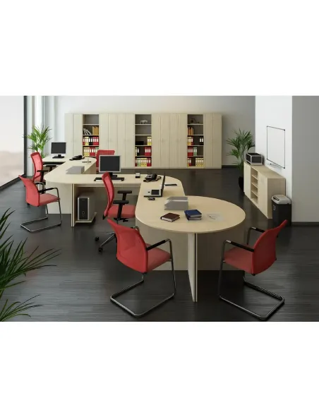 Masă TEMPO ASISTENT NEW 021, birou/dining, 120x76x70 cm, PAL melaminat stejar sonoma | MobilaOK
