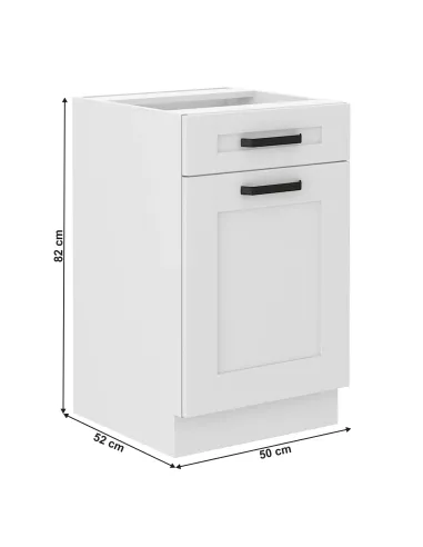 Dulap inferior, LULA, bucatarie, 50x52x82 cm, PAL melaminat | MobilaOK