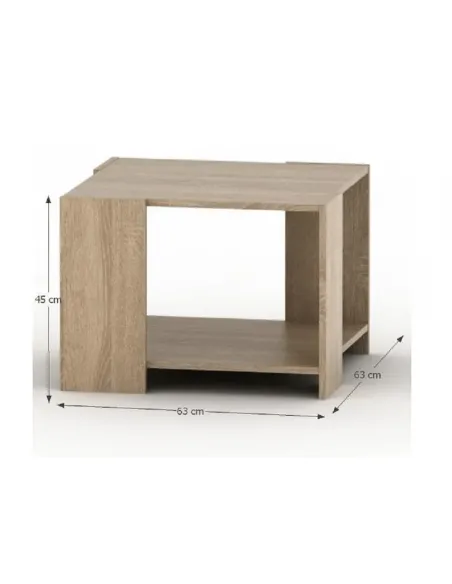 Măsuță cafea, TEMPO ASISTENT NEW 026, living, 63x45x63 cm, PAL melaminat | MobilaOK