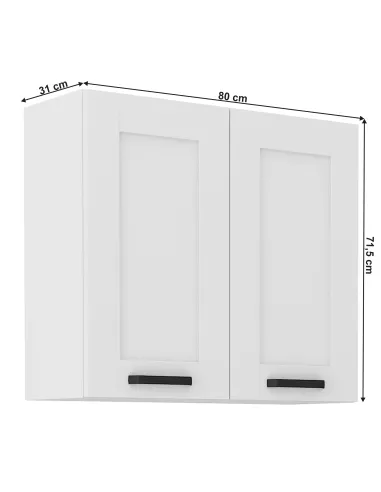 Dulap superior LULA, bucătărie, 80x31x71.5 cm, PAL melaminat | MobilaOK