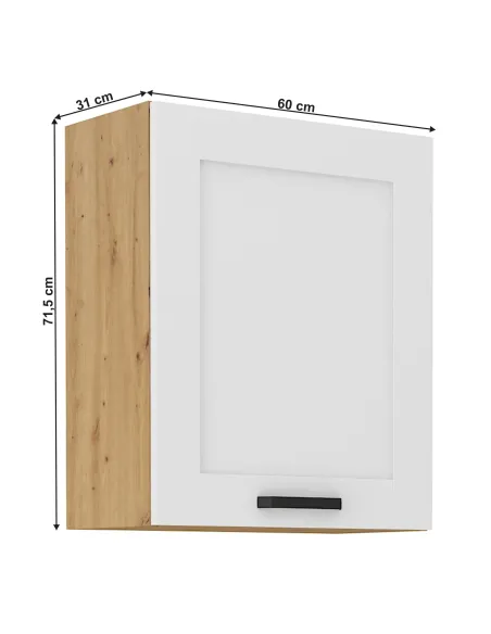 Dulap Superior, LULA, Bucătărie/Hol, 60x31x71.5 cm, PAL/MDF, KONDELA | MobilaOK