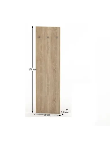 Cuier TEMPO ASISTENT NEW 030 pentru hol/dormitor, 50x175 cm, PAL melaminat stejar sonoma | MobilaOK