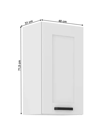 Dulap superior LULA 40 G-72 1F, bucatarie, 40x31x71.5 cm, PAL melaminat | MobilaOK