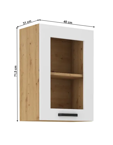 Dulap Superior, LULA 40, Bucătărie, 40x31x71.5 cm, PAL/MDF | MobilaOK