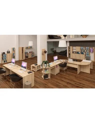 Plintă dulap, TEMPO ASISTENT 032, living/dormitor/hol, 57x5x51 cm, PAL melaminat stejar sonoma | MobilaOK