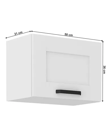 Dulap superior, alb, LULA 50 GU-36 1F | MobilaOK