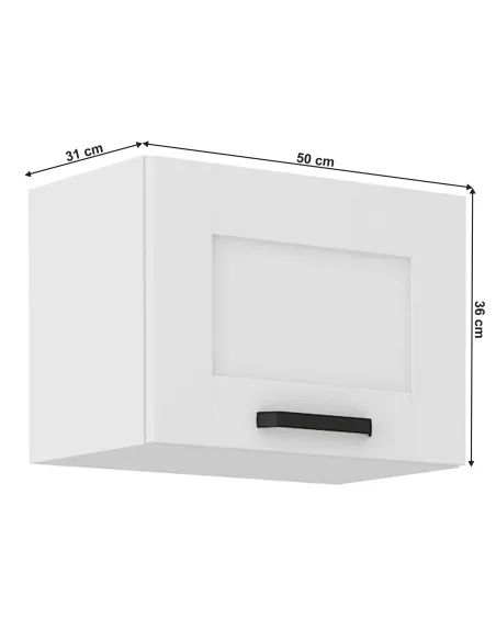Dulap superior, alb, LULA 50 GU-36 1F | MobilaOK