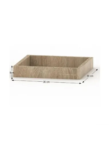 Plintă dulap, TEMPO ASISTENT 033, dormitor/hol/living, 30 x 5 x 30 cm, PAL melaminat stejar sonoma | MobilaOK