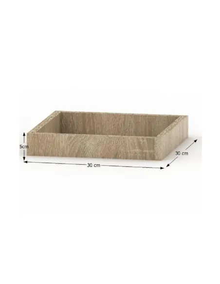 Plintă dulap, TEMPO ASISTENT 033, dormitor/hol/living, 30 x 5 x 30 cm, PAL melaminat stejar sonoma | MobilaOK