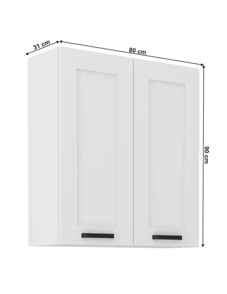 Dulap Superior, LULA 80 G-90 2 F, Bucatarie, 80x31x90 cm, PAL/MDF | MobilaOK