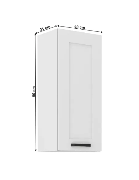 Dulap Superior, LULA 40 G-90 1F, bucatarie, 40x31x90 cm, PAL melaminat | MobilaOK