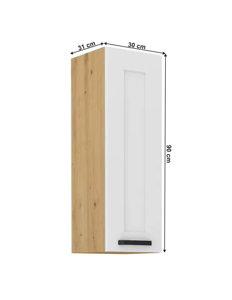 Dulap Superior, LULA, Bucatarie, 30x31x90 cm, PAL melaminat | MobilaOK