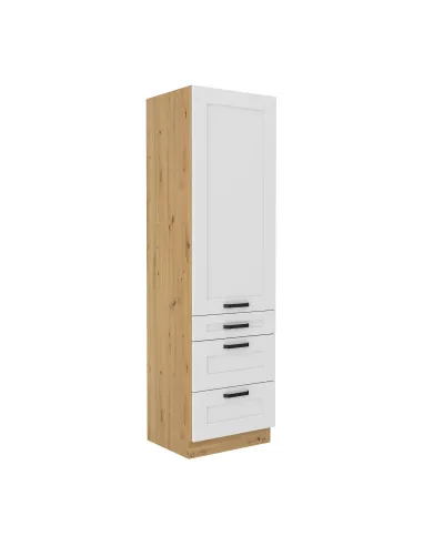 Dulap înalt LULA 60, dormitor/hol, 60x57x210 cm, PAL/MDF, KONDELA | MobilaOK