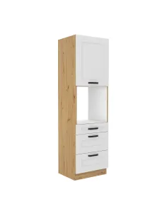 Dulap înalt LULA 60 pentru cuptor încorporabil, 60x57x210 cm, PAL melaminat | MobilaOK